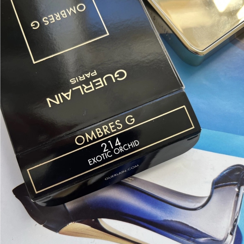 Guerlain Ombres G Eyeshadow Quad 214 Exotic Orchid 0.05oz / 1.5g NIB - Picture 8 of 11